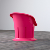 Интерьерное кресло Ikea Попторп (розовый) [502.249.03]