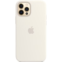 Чехол для телефона Apple MagSafe Silicone Case для iPhone 12/12 Pro (белый)