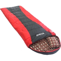 Спальный мешок BalMax Аляска Elit -17 (черный/красный, правая молния)