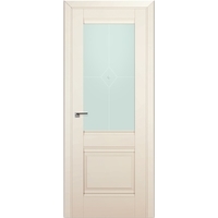 Межкомнатная дверь ProfilDoors Классика 2U L 90x200 (магнолия/матовое с прозрачным фьюзингом)