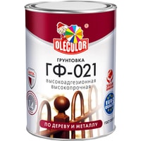 Алкидная грунтовка Olecolor ГФ-021 1 кг (красно-коричневый)