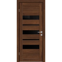 Межкомнатная дверь Triadoors Luxury 576 ПО 60x190 (chester/лакобель черный)