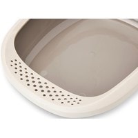 Туалет-лоток Savic Gizmo Large (мокка-гранит/теплый серый)