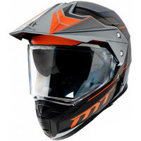 Мотошлем MT Helmets Synchrony Duo Sport Sv Patrol B4 (XXL, матовый оранжевый)
