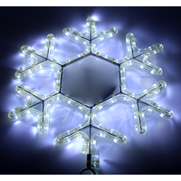 3D-фигура Neon-Night Снежинка LED (45x38 см, белый) [501-212-1]