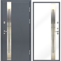 Металлическая дверь NORD DOORS Норд 70 НС-18Н21Ч37016-П (правый, антрацитово-серый/белый)
