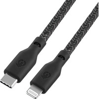 Кабель uBear Trend USB Type-C - Lightning DC14BL24TR-CL (2.4 м, черный)