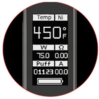 Стартовый набор Wismec Reuleaux RX75 TC Kit (черный)