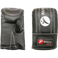 Тренировочные перчатки Rusco Sport к/з (S, черный)