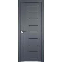Межкомнатная дверь ProfilDoors 17U L 90x200 (антрацит, триплекс черный)