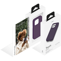 Чехол для телефона uBear Touch Mag для iPhone 15 Pro Max (темно-фиолетовый)