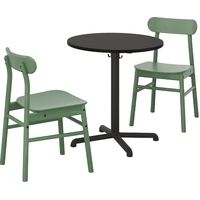 Журнальный столик Ikea Стенселе/Реннинге (антрацит/зеленый) 092.971.53
