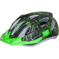 Cпортивный шлем Green Cycle Fast Five (черный/зеленый)