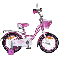 Детский велосипед Favorit Butterfly 14 (розовый/белый, 2019)