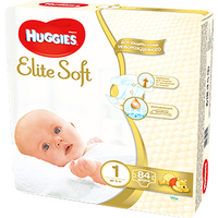 Подгузники Huggies Elite Soft 1 (84шт)
