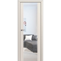Межкомнатная дверь ProfilDoors 8U L 60x200 (магнолия сатинат/триплекс зеркальный)