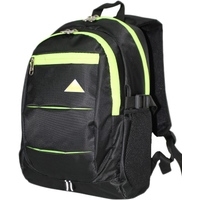 Школьный рюкзак Rise М-256 (черный/салатовый)