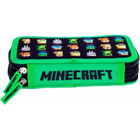 Пенал Astra Minecraft 503020200 (черный/салатовый)