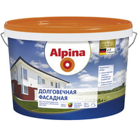 Краска Alpina Долговечная фасадная (База 1, 10 л)