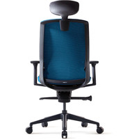 Кресло Bestuhl J1 Black Pl с подголовником (синий)