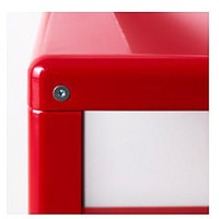 Журнальный столик Ikea ПС 2012 (красный) [503.069.89]
