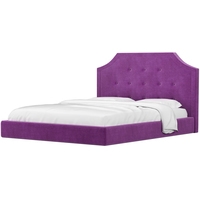 Кровать Mebelico Кантри 160x200 (вельвет люкс, фиолетовый)