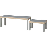 Журнальный столик Ikea Лакк комплект (серый) 403.798.77