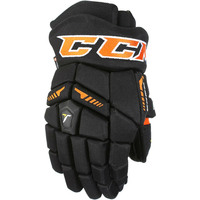 Перчатки CCM Tacks 6052 JR (черный/оранжевый, 11 размер)