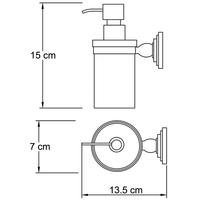 Дозатор для жидкого мыла Wasserkraft К-7399