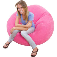 Надувное кресло Intex 68569 (розовый)