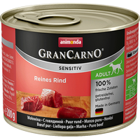 Консервированный корм для собак Animonda GranCarno Sensitiv Adult pure beef 0.2 кг