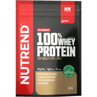 Протеин сывороточный (изолят) Nutrend 100% Whey Protein (400г, клубника)