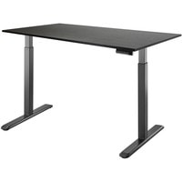 Стол для работы стоя ErgoSmart Electric Desk 1380x800x18 мм (дуб мореный/черный)