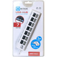 USB-хаб  5bites HB27-203PWH