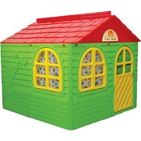 Игровой домик Doloni-Toys 02550∕3 (зеленый/красный)