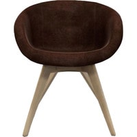 Интерьерное кресло Tom Dixon Scoop Low NA Fabric D (коричневый) в Солигорске