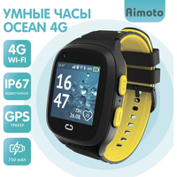 Детские умные часы Aimoto Ocean 4G (желтый)