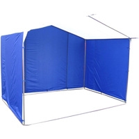 Тент-шатер Митек Домик 3x2 (синий/белый)
