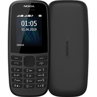 Кнопочный телефон Nokia 105 (2019) TA-1174 (черный)