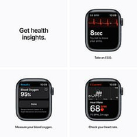 Умные часы Apple Watch Nike Series 7 LTE 41 мм (темная ночь/черный спортивный)