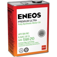 Моторное масло Eneos Premium Ultra 5W-20 4л