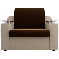 Кресло-кровать Лига диванов Сенатор 100693 60 см (коричневый/бежевый)
