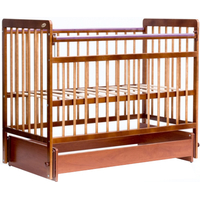 Классическая детская кроватка Bambini Euro Style М 01.10.05 (светлый орех)