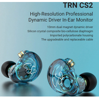 Наушники TRN CS2 (синий, c микрофоном)