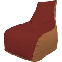 Кресло-мешок Flagman Бумеранг Б1.3-15 (красный/оранжевый)