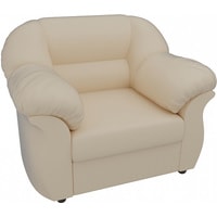 Интерьерное кресло Лига диванов Карнелла 105847 (экокожа, бежевый)