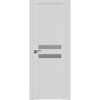 Межкомнатная дверь ProfilDoors 2.03U L 80x200 (аляска, стекло серебряный лак)