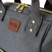 Рюкзак для мамы Nuovita Capcap Mini (серый)