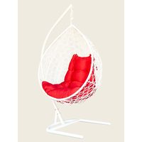Подвесное кресло LetoLux Liverpool Comfort (белый/красный)