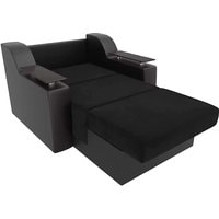 Кресло-кровать Mebelico Сенатор 105472 80 см (черный/черный)